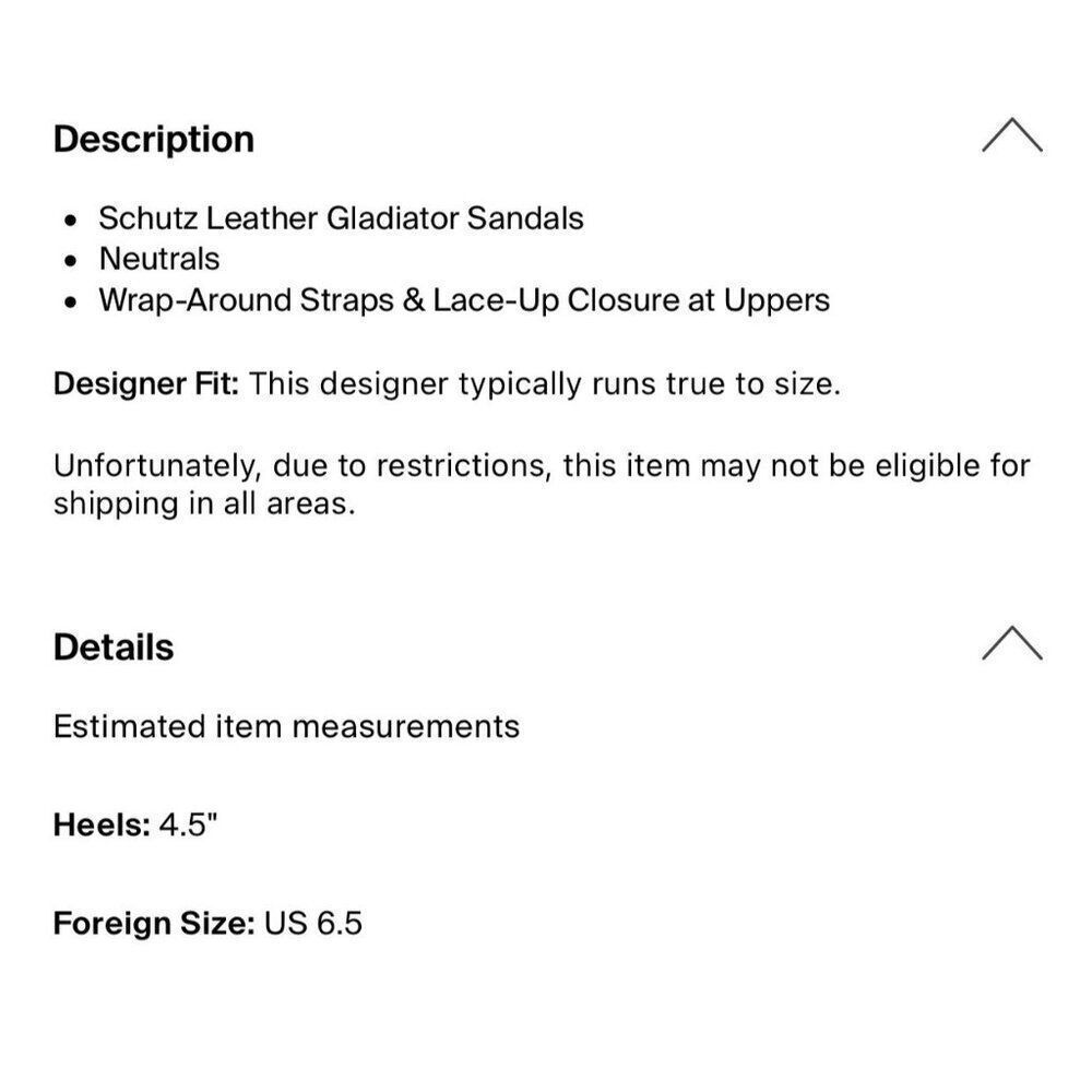 Schutz Authentic Solid Brown Gladiator High Heel … - image 6